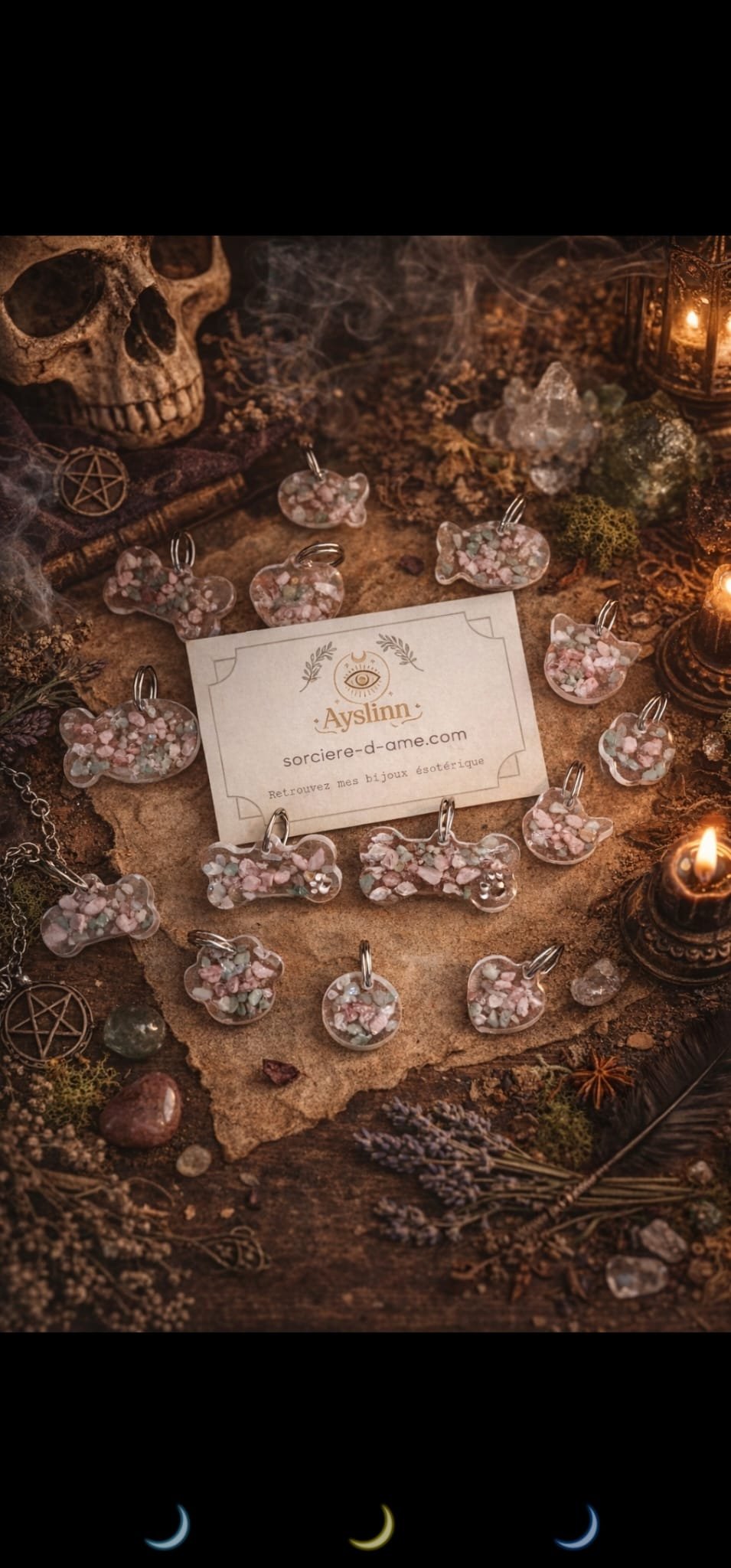 pendentifs chiens, chats